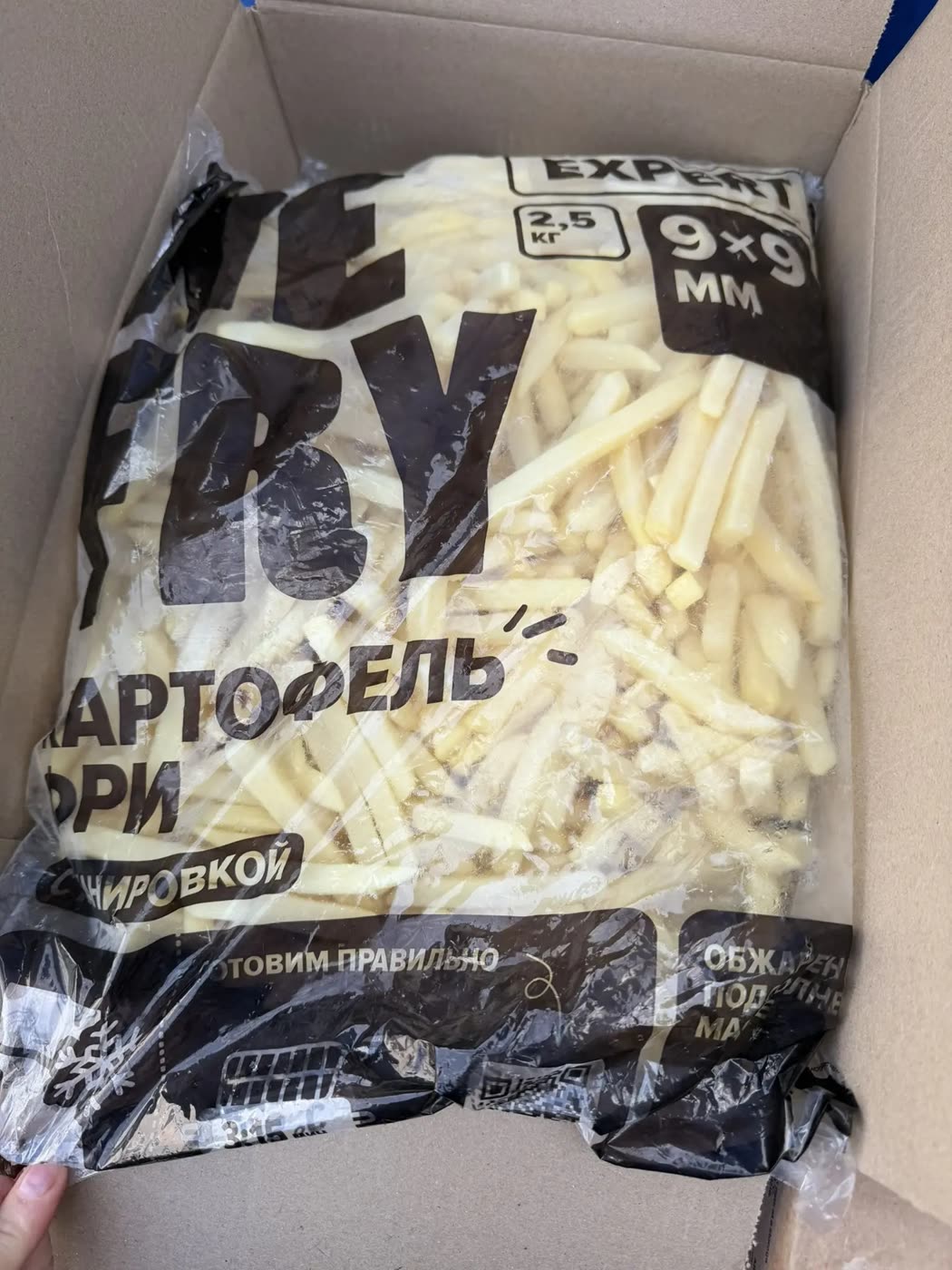 ПФ Картофель фри в панировке "FryMe", упак. 2,5кг